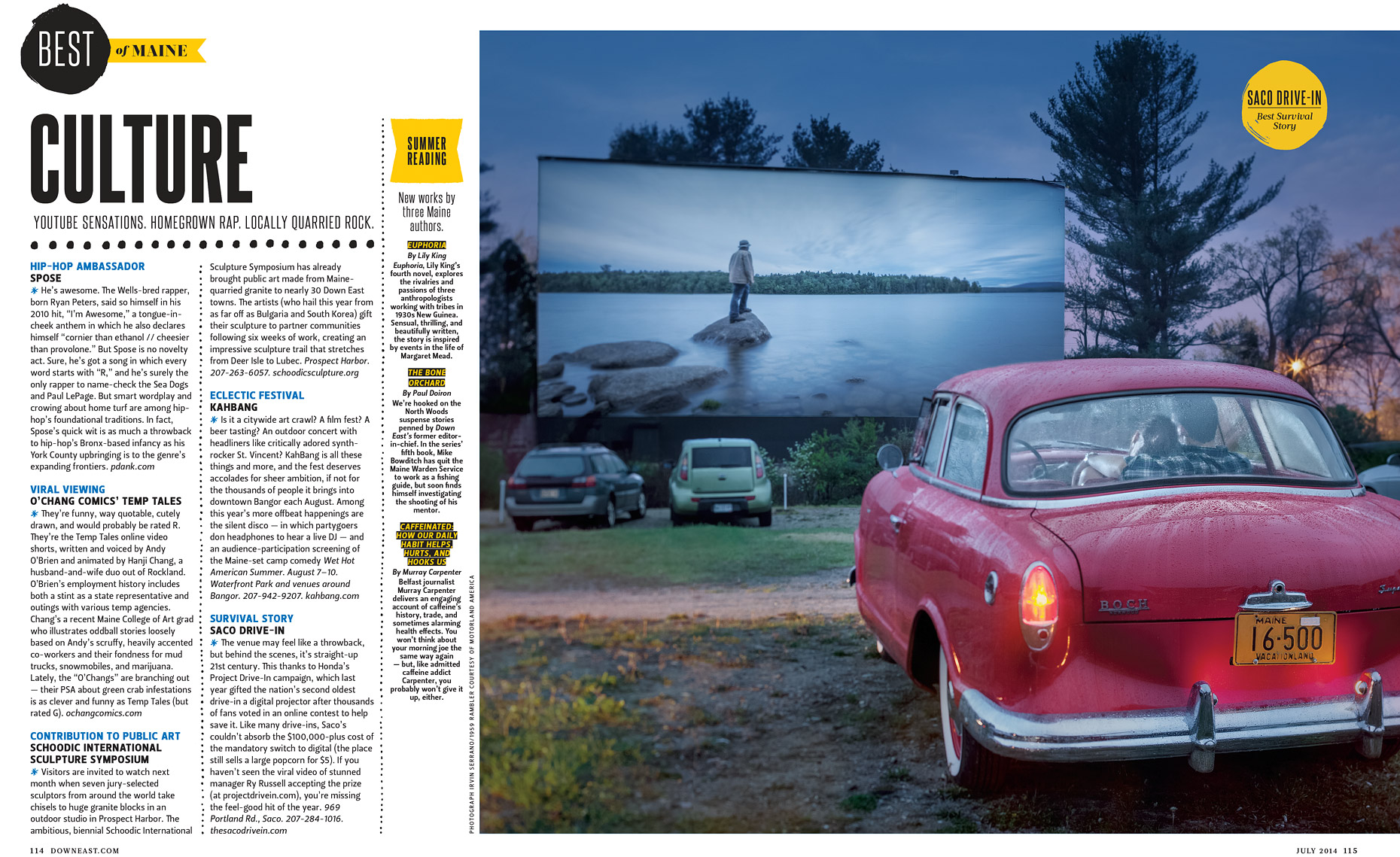 DownEast Magazine Drive In